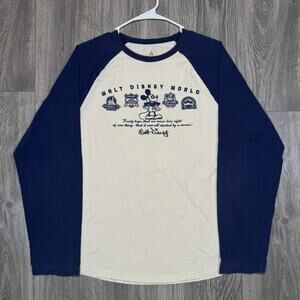 Disney Parks Walt Disney World Park Icons Baseball T-shirt Adult Unisex Large L